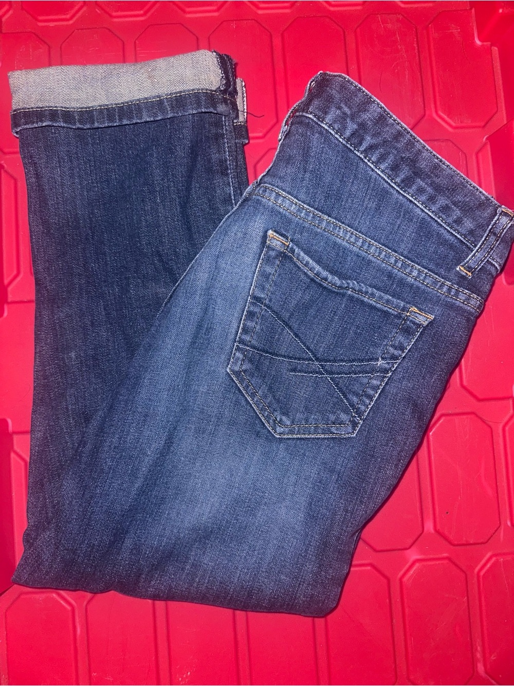 Aeropostale Dark Blue Cropped Women's Jeans